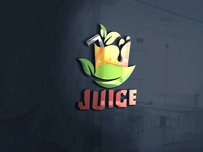 Juice Logo 3d 3d art colorful colors designer juice logo logo logo design logodesign logos logotype mock up mock up mockup mockup psd mockups