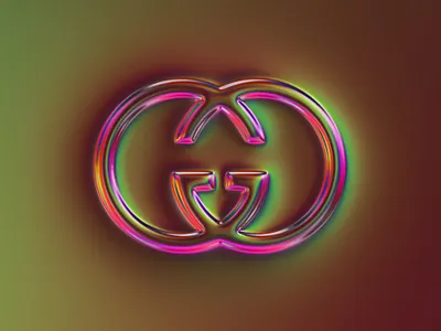 36 logos - Gucci 36daysoftype abstract art branding chrome colors design emboss filter forge generative gucci illustration logo logo design logo design branding rebranding