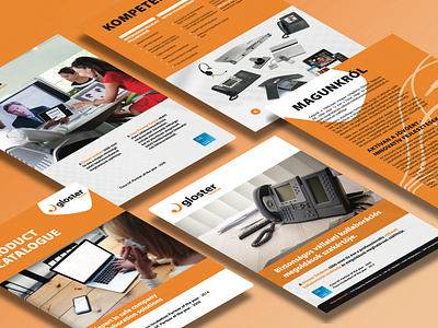 Gloster Branding Material brandbook branding brochure design digital design graphic design logo print design