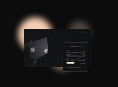 Payment screen classy dark dark theme dark ui design elegant luxury minimal ui ux web website