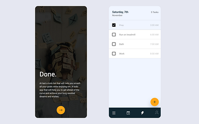 Daily UI :: 042 - ToDo List alignment app app design application design flat minimal mobile app design todo todo app todolist ui