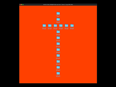 CROS(s)ES ‘Folder name here’ (01) christianity cross crucifix design frame graphic mac minimal os red religion type typography ui ux window