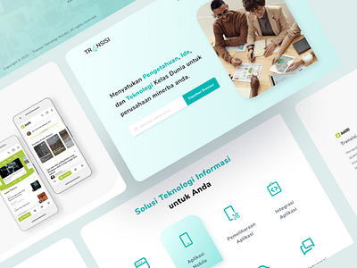 Transisi Landing Page #1 branding clean coal color design landing page mineral minimalist mobile ui redesign typorgraphy ui ui design ui ux design ux web design whitespate
