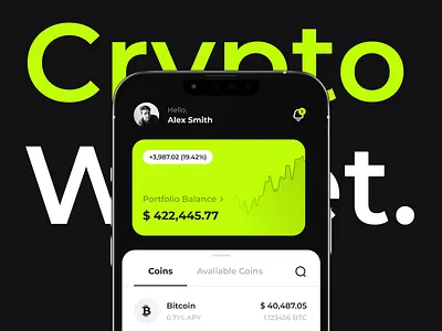 Crypto Wallet App | Blockchain Mobile UI app ui bank app banking app bitcoin wallet blockchain blockchain app crypto crypto app crypto exchange crypto trading crypto wallet crypto wallet app cryptocurrency defi app finance app invest invest app mobile bank mobile banking wallet