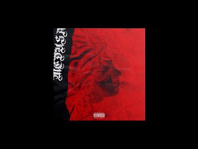 MEDUSA | CADAVRE album art album artwork album cover album cover design albumart archive art direction artwork black design graphic design horrorrap kevlard medusa music painting photoshop red redesign retouching