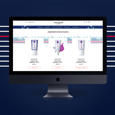eco secret ui ux web webdesign