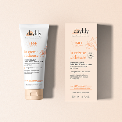 Daylily branding cosmetic packaging