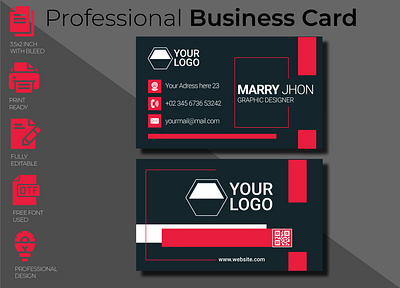 Business Card Design business card design graphic design illustration