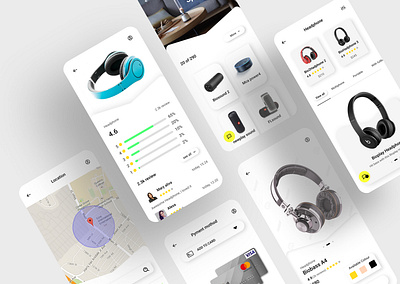 Store app branding design mobile app mobile app design ui design ui ux web app website