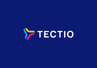 TECTIO agency logo branding company logo delta logo icon logo logo design logos market simple startup logo symbol t logo tech logo web logo y logo