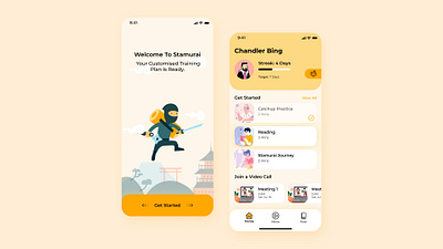 Online Learning App Ux/Ui Design app app design design illustration minimal mobile mobile app mobile design mobile ui online onlinelearning platform stammering stuttering ui ux video platform