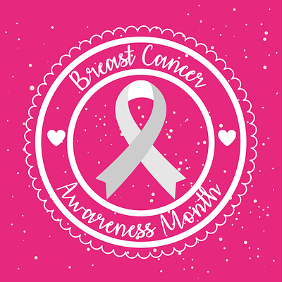breast cancer branding breast cancer breast cancer awareness design graphic design icon illustration illustrator logo minimal typography