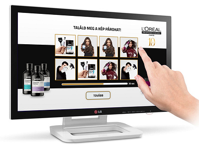 L'Oreal Booth Activity booth activity game design gamification ui ux