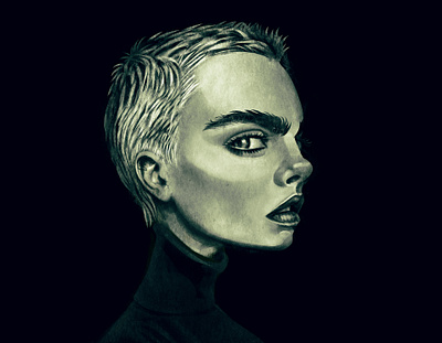 cara Delevingne #2 caradelevingne caricature illustraion illustration art illustrations portrait