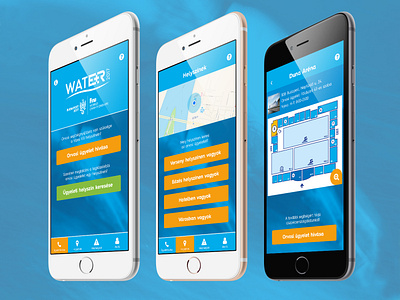 WatER Mobile Application Design & Development application mobile application ui ux