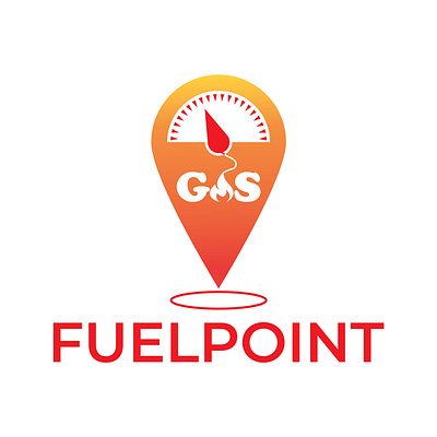 Fuel Point Logo Design Template brand identity branding colorful logo corporate creative custom logo design fuel letter minimalist modern point unique vector