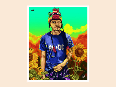 The Hippy Movement / Portrait Illustration design digitalart graphic design illustrations illustrator