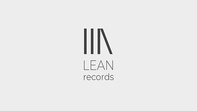 Daily Logo Challenge - Lean Records 50dailylogochallenge 50daylogochallenge daily logo daily logo challenge dailylogochallenge design flat logo minimal