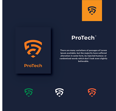 ProTech design graphic design icon illustrator logo vector
