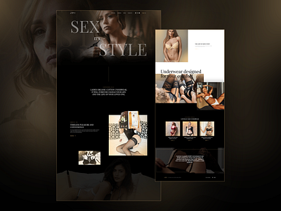 Underwear Shop - Elementor Template elementor elementor pro home page layout page builder speed art template tutorial underwear underwear shop video