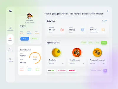 Medical Web App app app design application clinic doctor app doctor appointment gradient health app healthcare hospital medical medical app medical care medical design medical illustration patient app product design productdesign web app design web application design