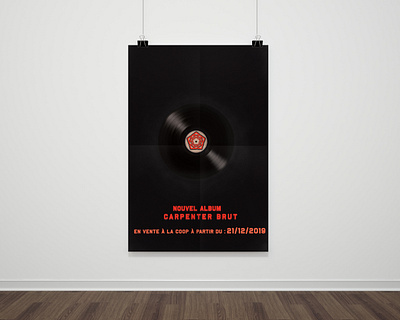 Affiche Vinyle affiche album branding design illustration illustrator minimalist mockup photoshop typography vector vinyl