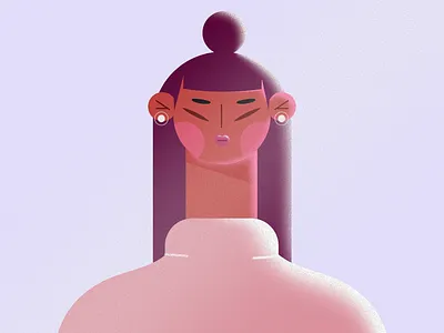 le femme doodle girl girlpower illustration illustrator lights adobe photoshop pictoplasma pink shadow sketch wacom