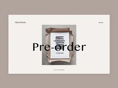 Pre-order page creative desing interaction interaction design interfaces landing page minimal pre order promo promotion ui ui design ux website