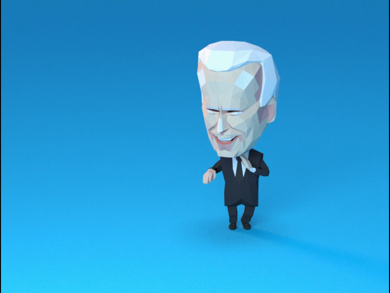 Joe Biden dance new president of USA animation animator art direction artist biden cinema 4d dance dancing election illustration jbiden joe joebiden motiondesign presidential election rumba usa usa election