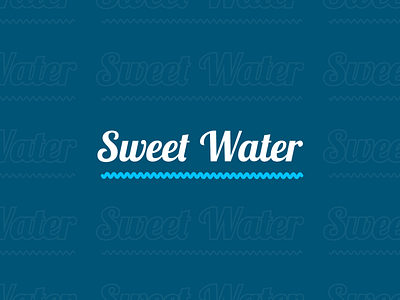 Sweet Water Logo and Design branding design icon logo typography vector