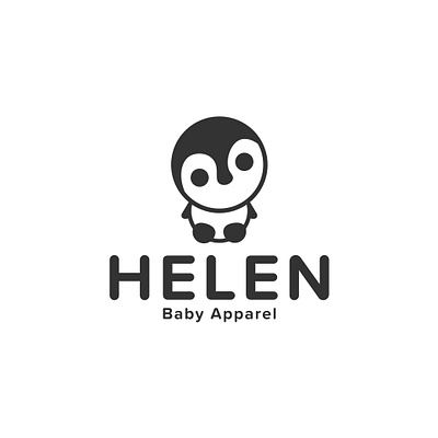 Baby Clothing brand Logo branding design flat graphic design illustrator logo