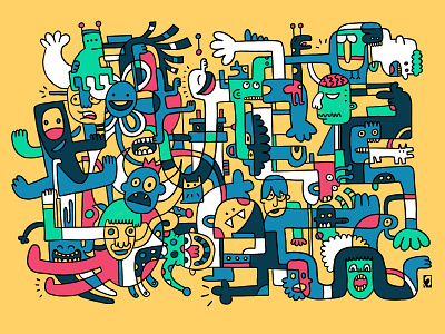 Silly king art character clean concept design doodle drawing flat illustration king minimal silly