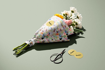Posies abstract brand branding design floral floral design floral designs florist pattern design