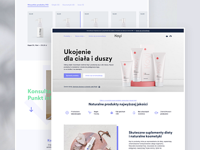 Koyi | LandingPage cbd cbd oil clean ecommerce ecommerce design ecommerce shop hero section homepage landing landing page landingpage shop shopify shopify store shopify template store theme webdesign whitespace woocommerce