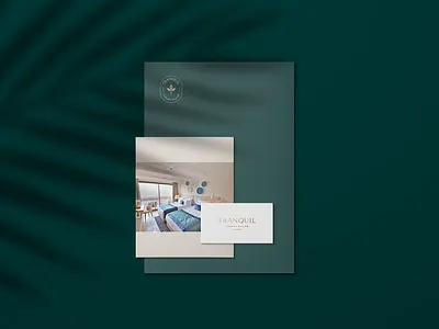 Tranquil stationery brand identity calm chill hotel logo lotus luxurious luxury luxury brand luxury identity luxury logo luxury villas palm palm leaves relax resort logo tranquil vacation villa visual identity