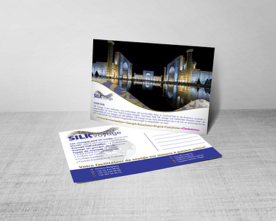 Travel company Postcard Mockup brand design branding card card design cards cards ui design graphicdesign illustration photoshop postcard postcard design postcard mockup