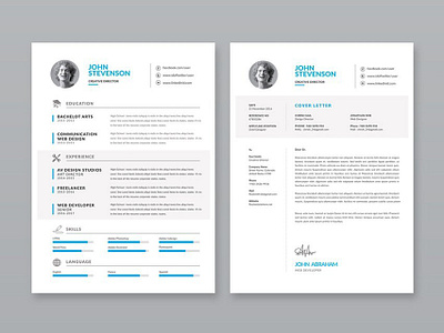 Free Minimalist Vector CV Template curriculum vitae cv cv resume template free cv free cv template free resume free resume template freebie freebies resume