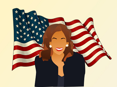 QUEEN KAMALA HARRIS cartoon character design digital art digital illustration figma fun illustration kamala harris sketch vector