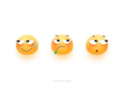 cloudhub emoji app design emoji icon illustration ui