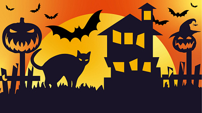 Halloween Poster Design graphic design halloween illustration poster design