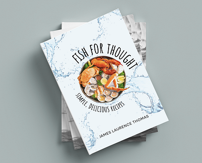 'Fish for Thought' Front Cover Design branding design graphic design icon illustration logo typography vector