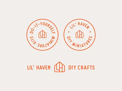 Lil' Haven Final Badges abstract logo branding branding concept branding design freelance designer icon logo logo design logo designer simple logo design visual identity