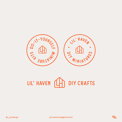 Lil' Haven Final Badges abstract logo branding branding concept branding design freelance designer icon logo logo design logo designer simple logo design visual identity