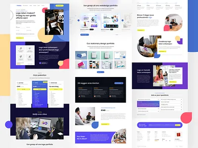 FixWebs clean design design gradient ui user experience user interface ux web design