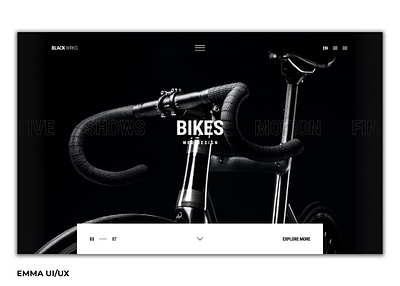 Landing Page UI 2020 black blackandwhite color colorful creativity design flat graphic graphicdesign mimimal trends ui uiux uiuxdesign ux website