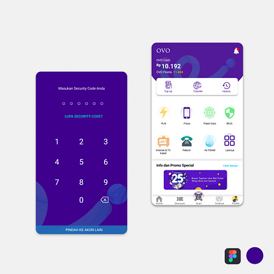 ovo payment app design ovo payment ui ux