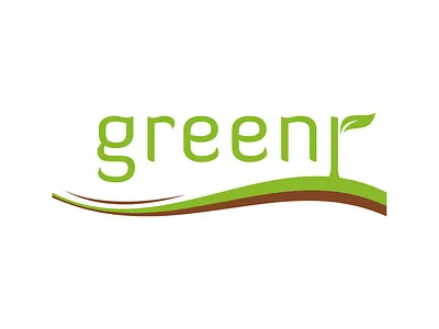 Greenr Logo branding creativity eco illstration vector