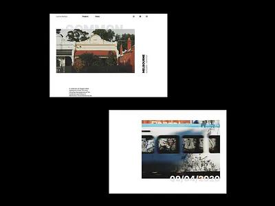 Photography folio concept design folio melbourne minimal photography ui web webdesign