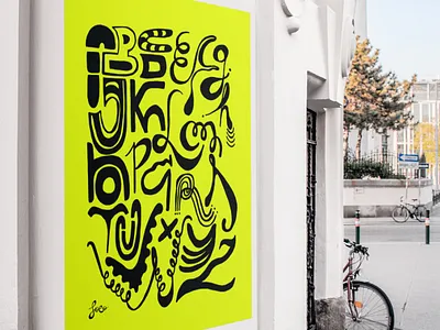 JOCO Type 36daysoftype abstract alphabet brand byjoco design fusion illustration joco letters lines type typography vector