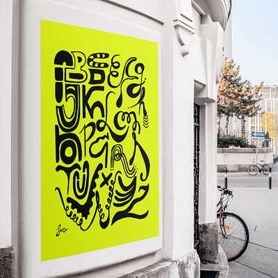 JOCO Type 36daysoftype abstract alphabet brand byjoco design fusion illustration joco letters lines type typography vector